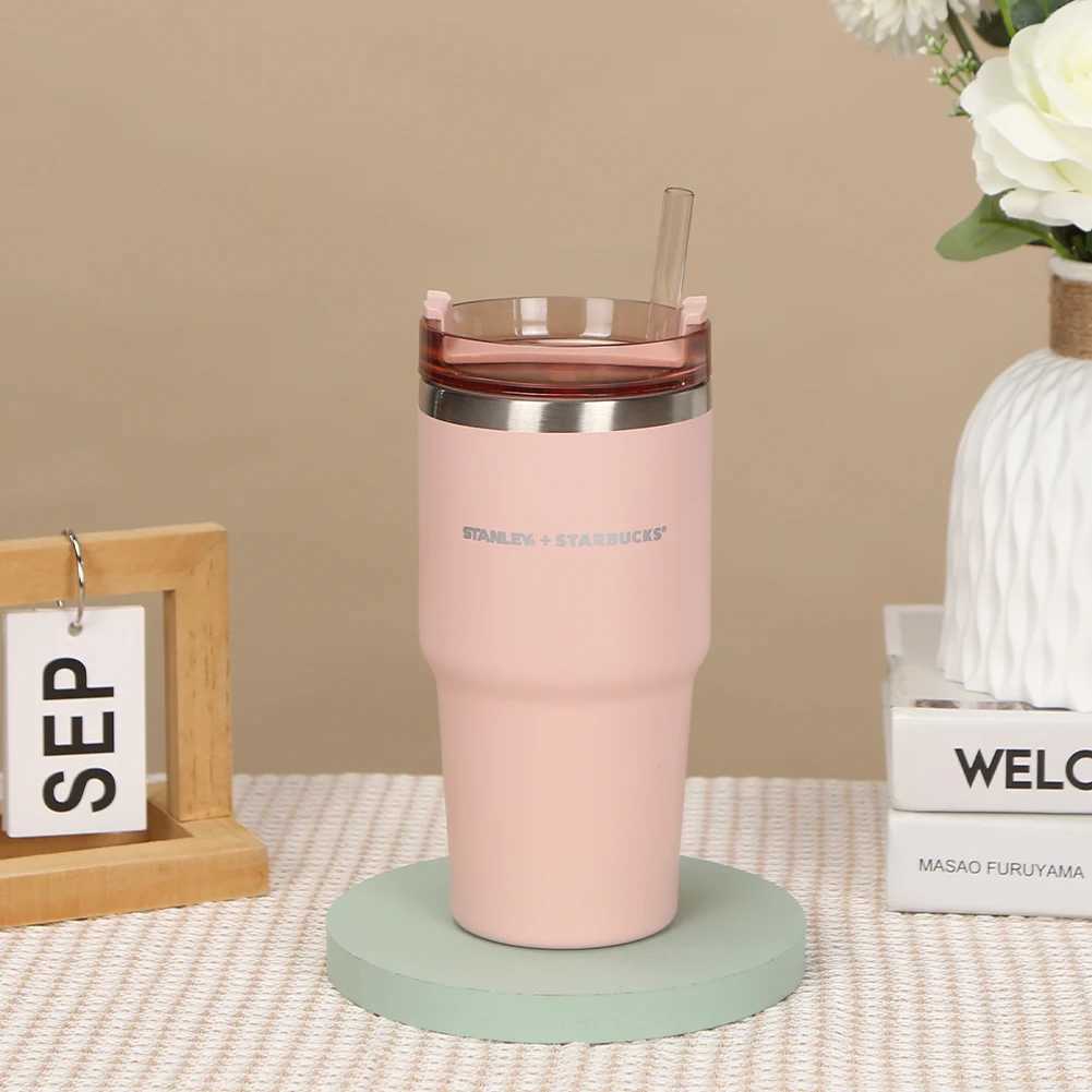 Hot travel g 304 stainless steel 20oz inflatable water bottle with straw hot travel cup used for camping and hiking trips Y241114