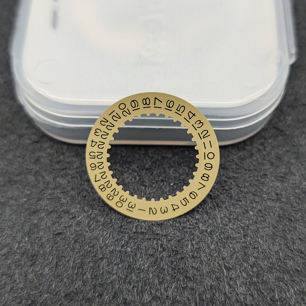 For Shanghai 3135 movement New Date at 3H calendar Mod Datewheel Disc Parts Black Red Yellow Disc 3135 Watch Movement Parts