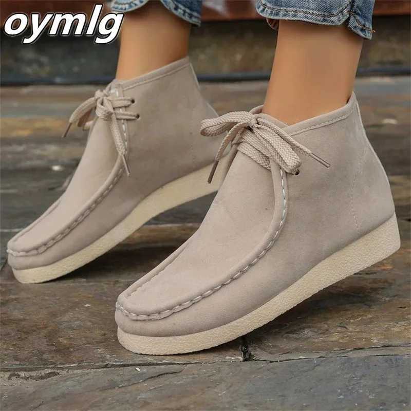 New casual and sturdy single shoes for with thick round toes increased sole and upper M241113