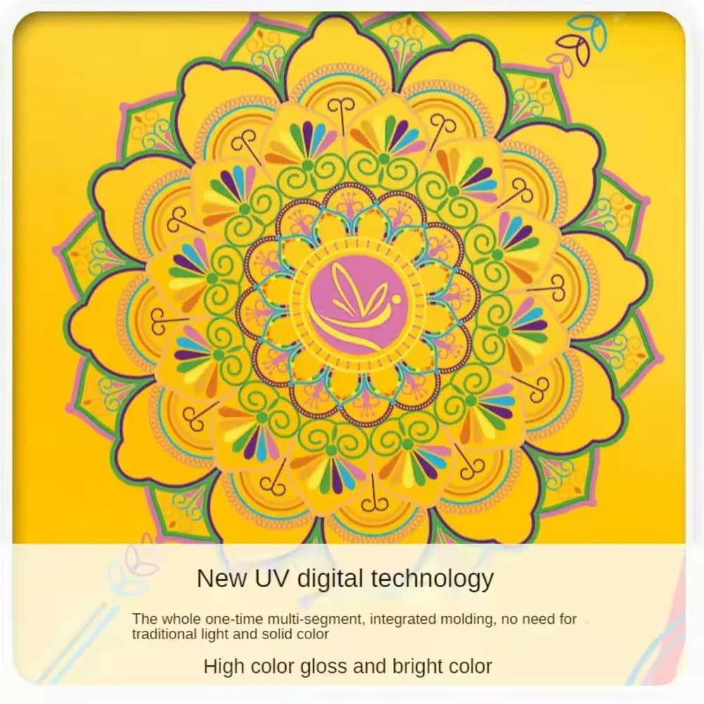 Rainbow Yoga Mat Pu Natural Rubber customized design Non-Slip Exercise Fitn Mat Body Line Thickened MatXJ241114