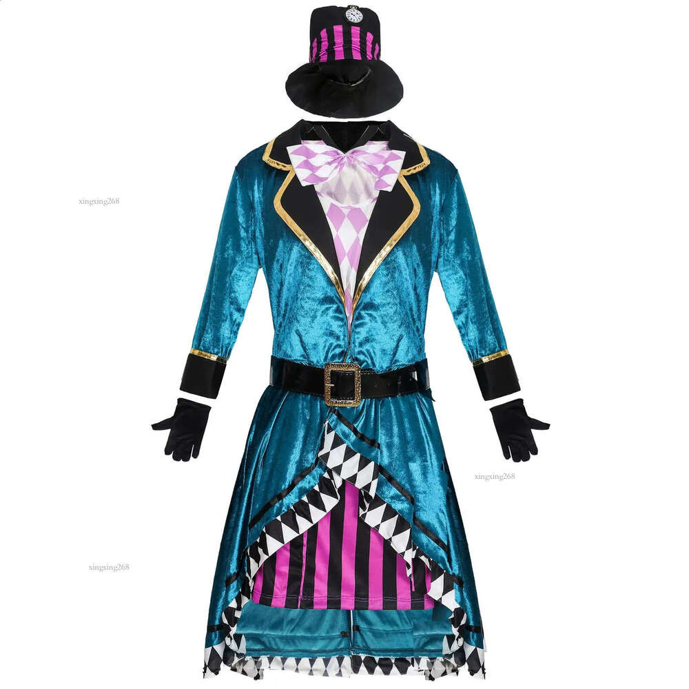 Halloween Alices Adventures in Wonderland Clock cosplay costume sexy adult fairy tale dress womens magic show tailcoat fancy 240823