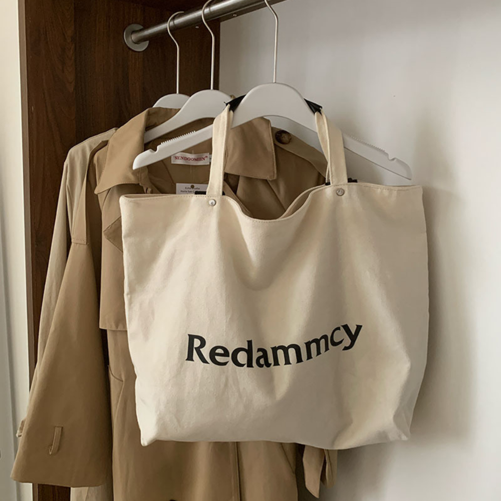 Canvas Shopping College Large Capacity All-match Bags Leisure Student Class Commuting Bag Dual Shoulder