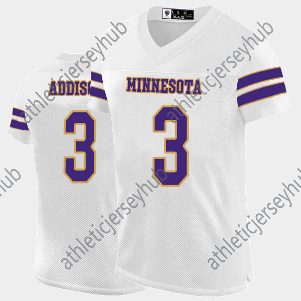 2024 Mens/Youth Custom Football jersey Stitched Jerseys 9 J.J. 33 Aaron 18 Justin 87 T.J. 3 C.J. Ham Darrisaw Smith Sam Darnold Shxinet Embroidery Foo