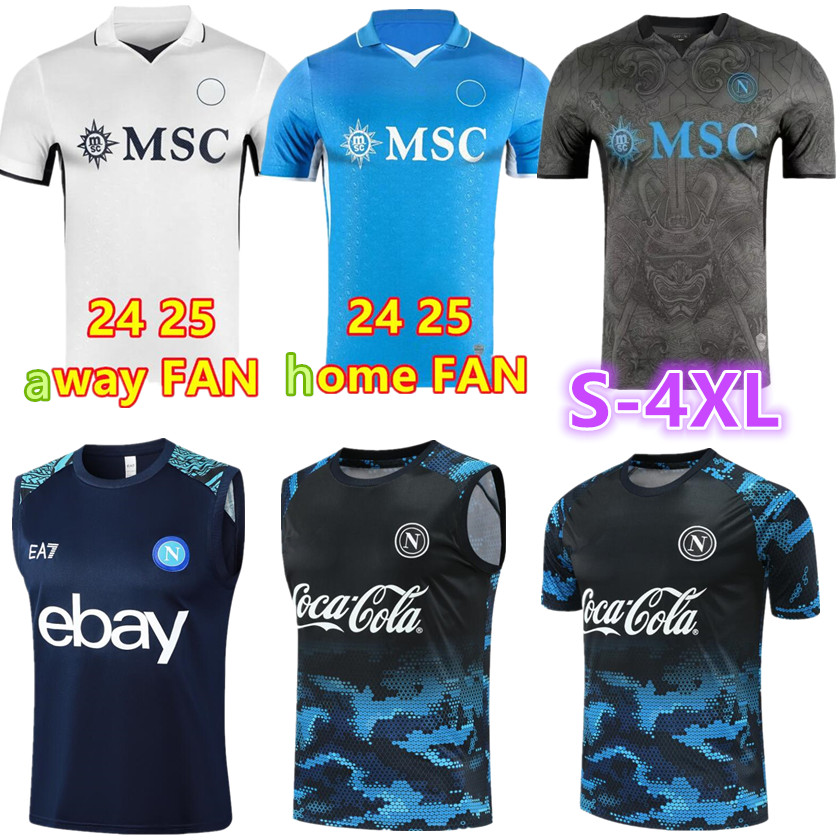 24 25 Napoli Soccer Jerseys home away the third 2024 2025 Kvaratskhelia Lukaku Halloween Minjae Maillot Naples Zielinski H.lozano Osimhen Football Shirts S- 4XL