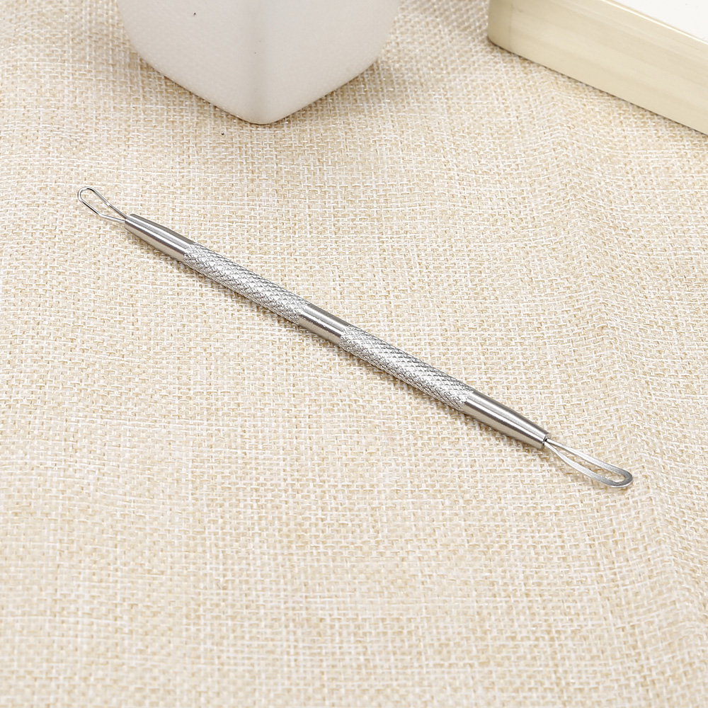 f bef Zieren Stuks Mee Eter Naalden Comedone Acne Puistje Vlek Remover Hulpmiddel Lepel Voor Gezichtsverzorging Gezichtsporie Schoner
