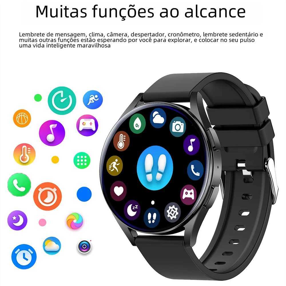 6 Classic smartwatches for men and text calling 1.32 inch HD 128 * 160 health monitoring Mtifunction sports business watch Y241114