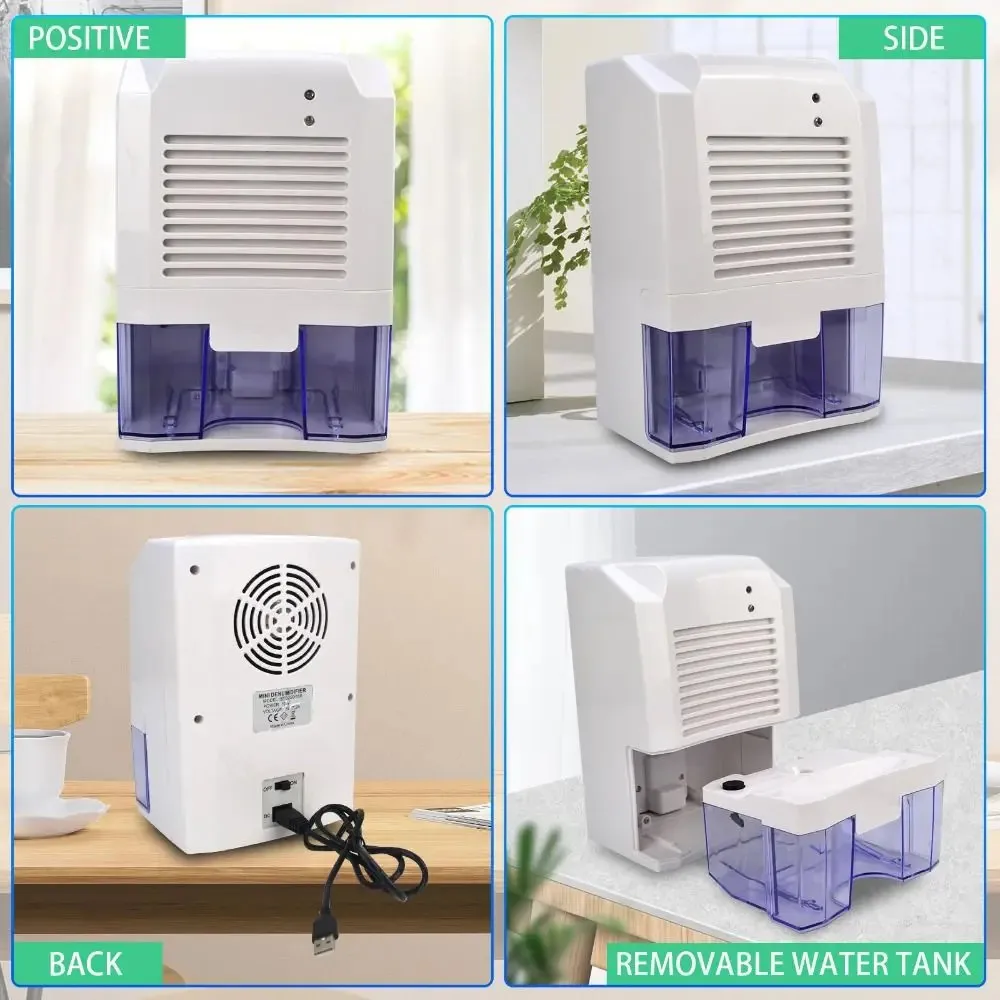 Portable Dehumidifier for Air Filter Mute Moisture Absorbers Air Dryer For Home Room Office Kitchen Deodorizer Dryer Purifier