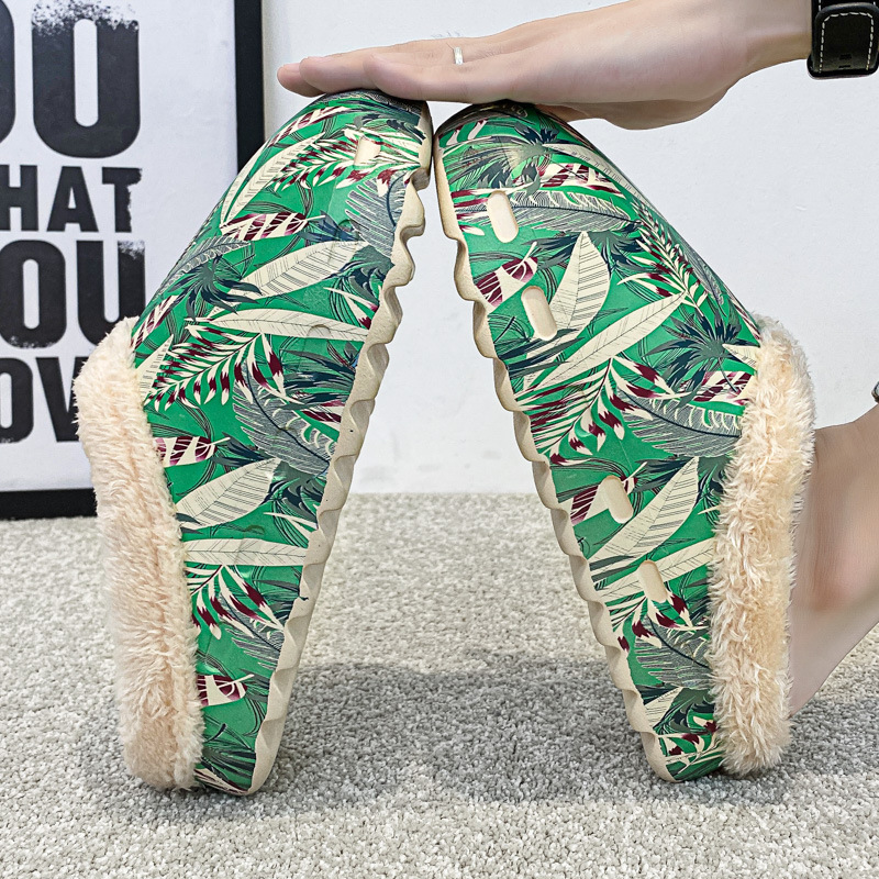 free shipping slides designer shoes thick soled cotton green flat bottom slippers womens slipper sandals sliders women 4 5dfda