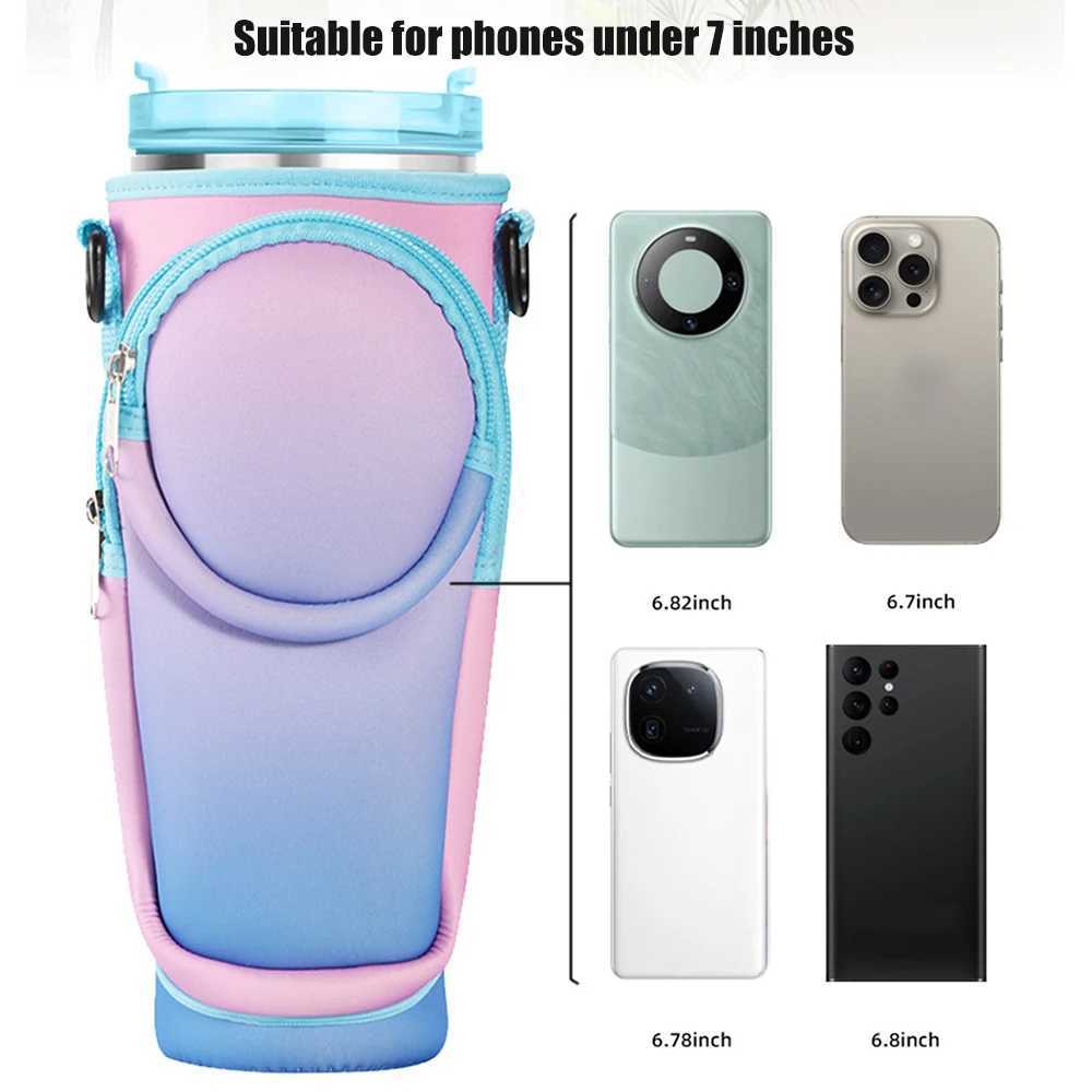 40 ounce water bottle bag with adjustable shoelaces used for water bottle bags in Insulated Sle boxes Y241114