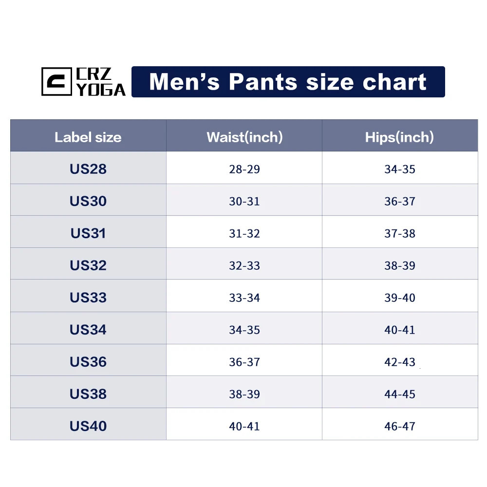 CRZ Yoga Mens All Day Comfortable Golf Pants -34 inch Quick Dry Lightweight Work and Leisure Backpack 241114