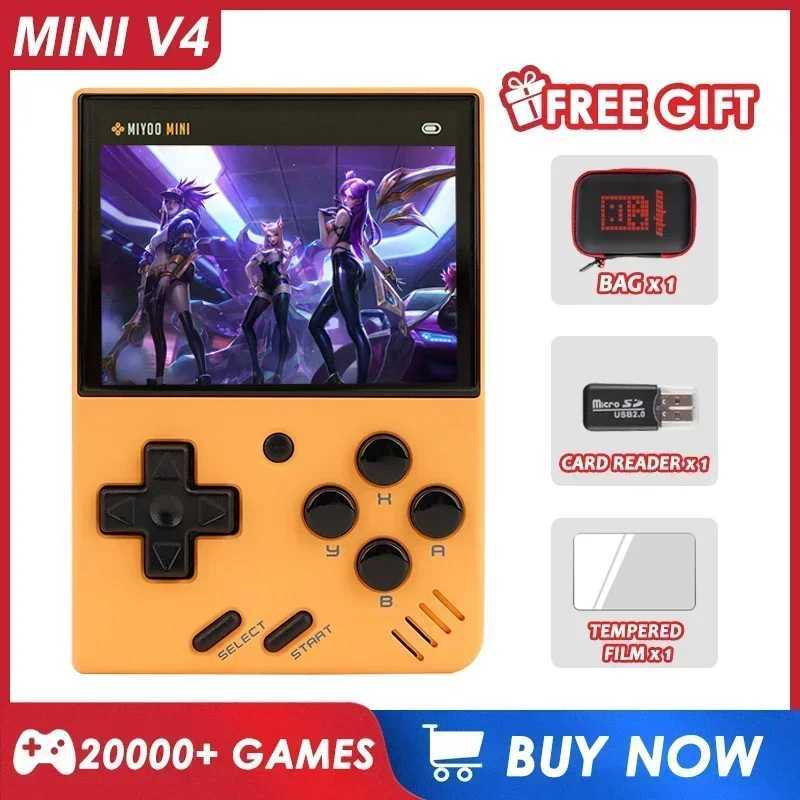 MIYOO MINI V4 Console Handheld Game Player 2.8-inch IPS OCA Portable Video Game Linux System Retro Game Console Spelcputer Met Y241109