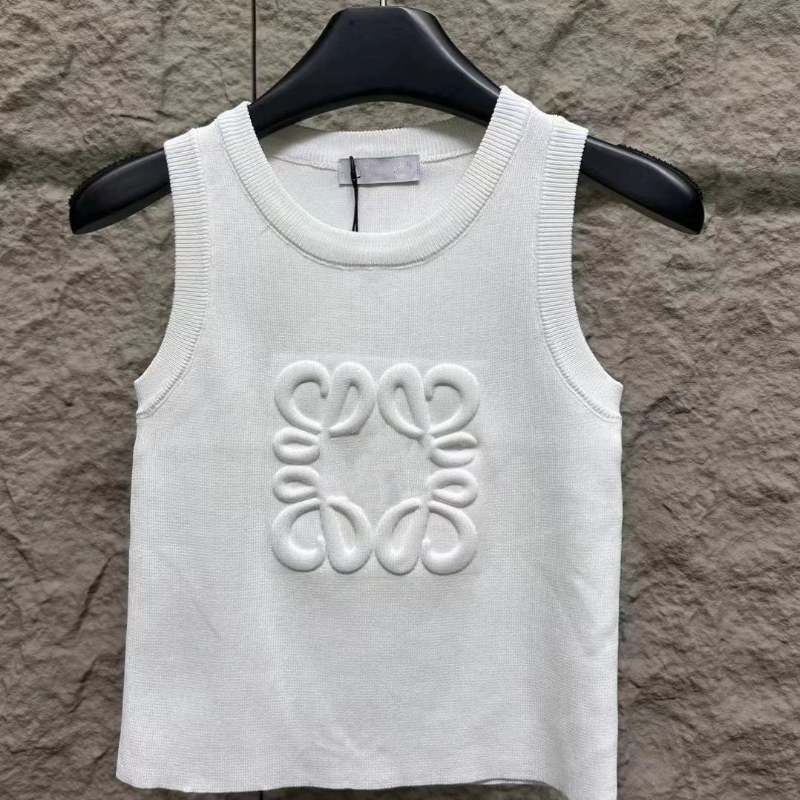 Vest Designer Womens Tanks Tees Short Shirt Womens Designer Clothing Lacewig Croptop Fashion Female Knits Vests Joggers Jackets Shorts Letters Crop To 20F
