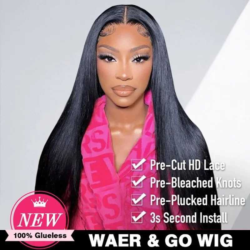 Glueless Wig Straight Lace Front Human Hair Wigs 13x6 HD Lace Frontal Wig Human Hair Glueless 4x4 6x4 HD Lace Clo Wigs SaleXJ241113