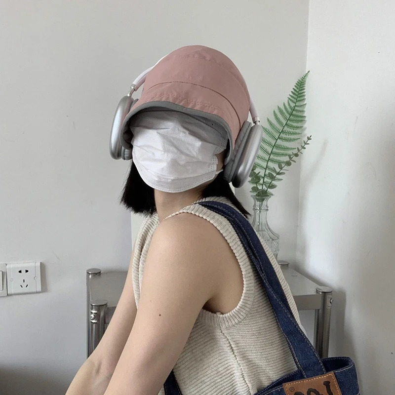 Fashion Empty Top Wide Brim Sun Hat For Women Anti UV Sunscreen Bucket Female Protection Outdoor Beach Cap Fisherman 240403