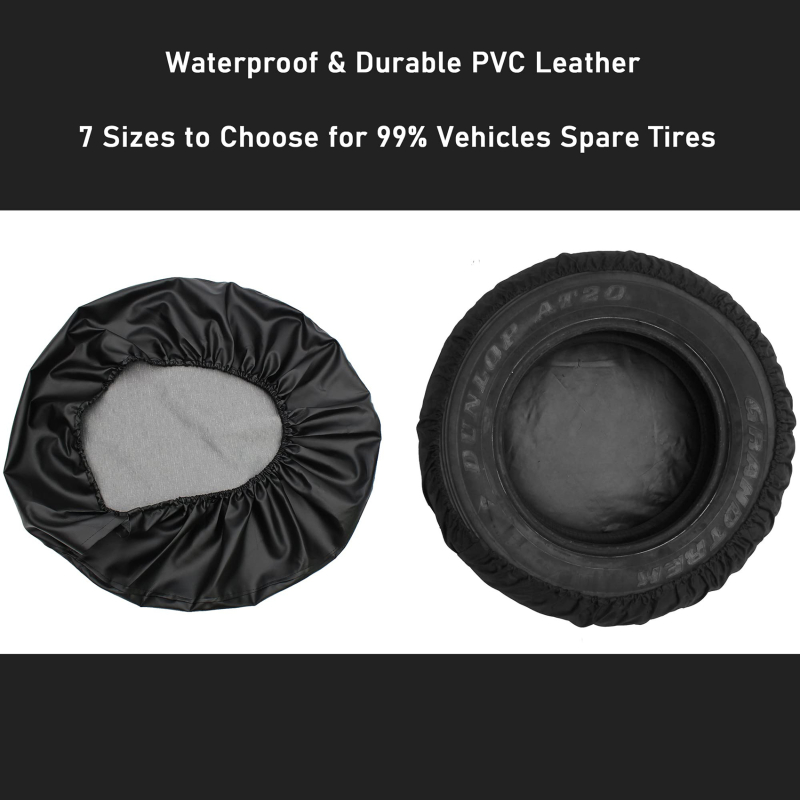 Cover Wheel Car Polyester Tire Storage Bag Universal Car SUV Spare Tire Cover Case Vehicle Tyre Accessories Dust-proof Protector smile