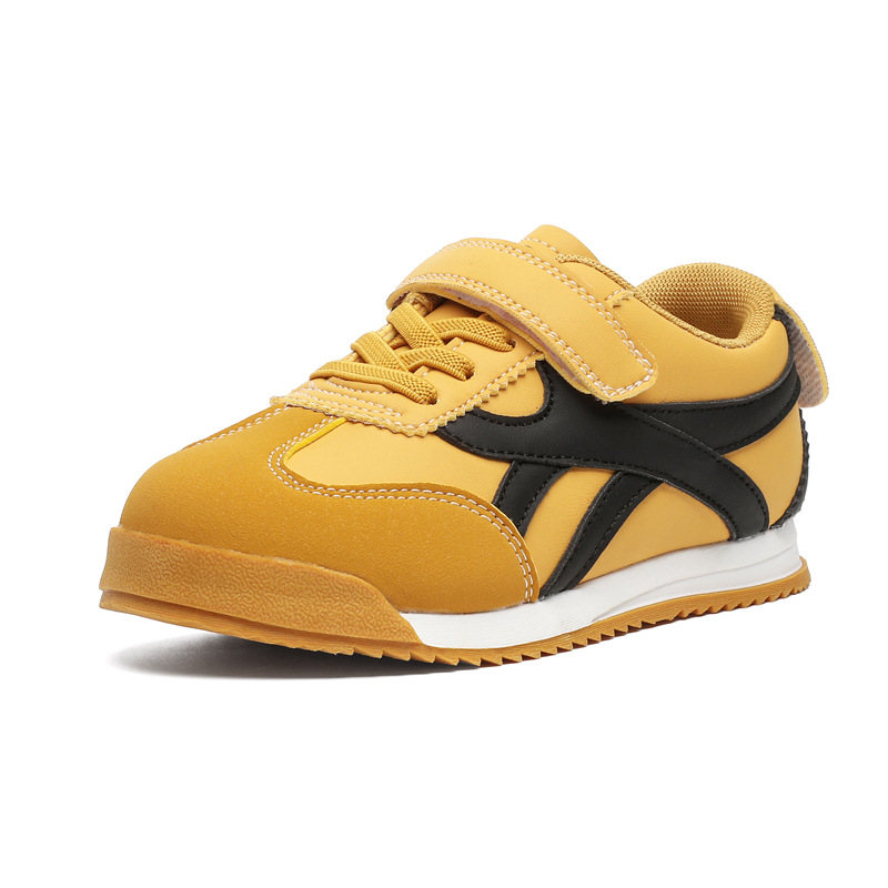 new free shipping designer men women yellow casual platform shoes breathable mens womens kids sneakers trainers skate dh910320090
