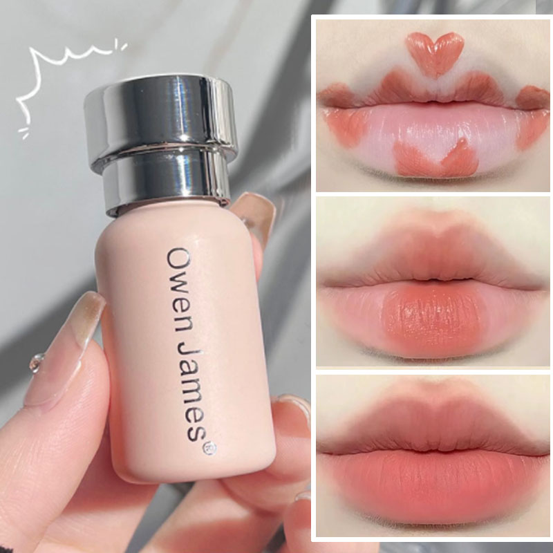 Velvet Matte Lip Gloss Sexy Nude Smooth Lip Mud Waterproof Long Lasting Liquid Lipstick Cosmetics Moisturizing Lip Korean Makeup