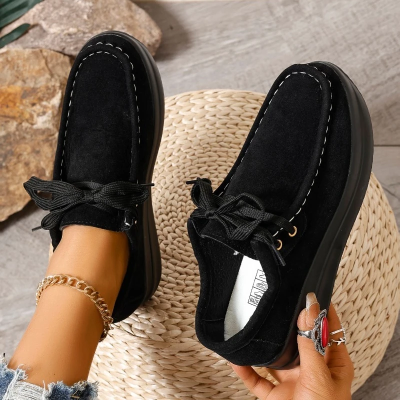 FASHION BREATHABLE 2024 FLAT LADIES LIGHT SWING PLATFORM GIRLS SLIMMING CASUAL WOMEN FLATS SHOES dh5684029