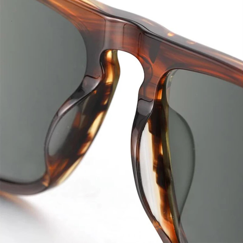 Square Retro Womens Sunglasses Fashion OV5189 Driving Transparent Acetic Acid Retro Polarized Sunglasses Mens Sunglasses 241114