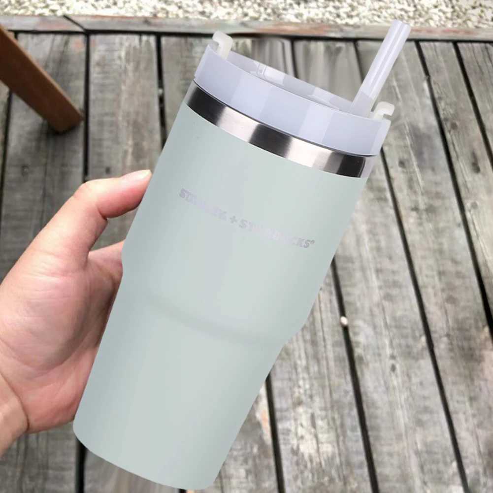Hot travel g 304 stainless steel 20oz inflatable water bottle with straw hot travel cup used for camping and hiking trips Y241114