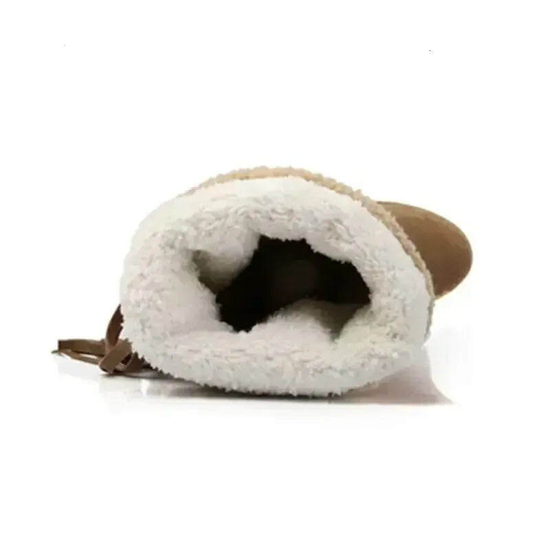 snow boots womens winter shoes warm cotton shoes cold winter knee high boots womens wedge high heels Plus size 42 241113