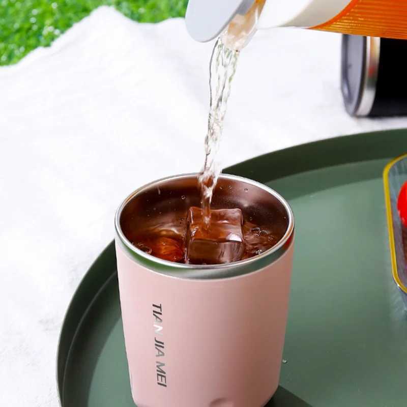 Coffee cup portable closure portable hot cup detachable stainless steel cup accessories cup holder device Y241114