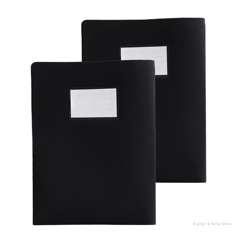 M17F 2Pcs File Folder Two Pocket Folder with Clear Label Window, Letter Size Paper Folders Document Folder for Office School