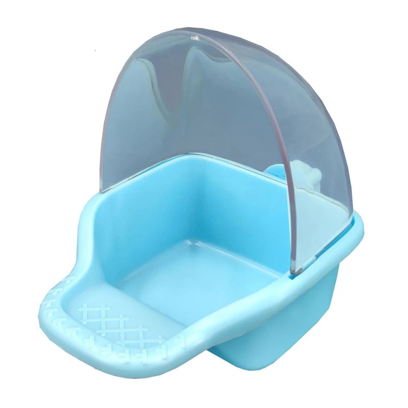 Cage feeder suspended parachute container non spiral chicken coop plastic feeder large capacity splash proof 241113