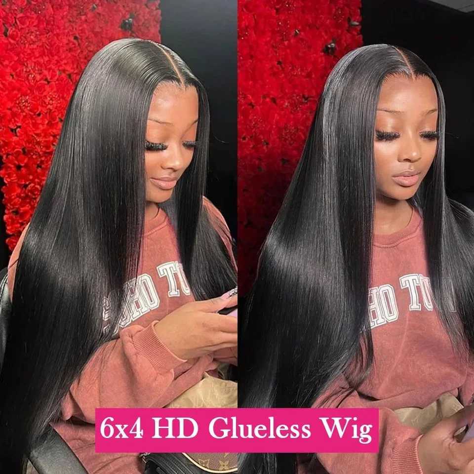 Glueless Wig Straight Lace Front Human Hair Wigs 13x6 HD Lace Frontal Wig Human Hair Glueless 4x4 6x4 HD Lace Clo Wigs SaleXJ241113