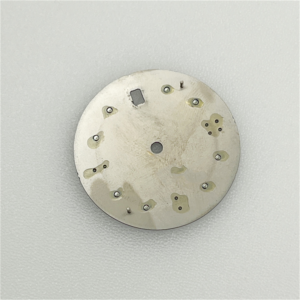 Watch Dial 31mm, Blue Green Night Glow Luminous Dial, Fits for NH35A/NH36A Movement, Black/White/Blue Watch Faces Dial NH35