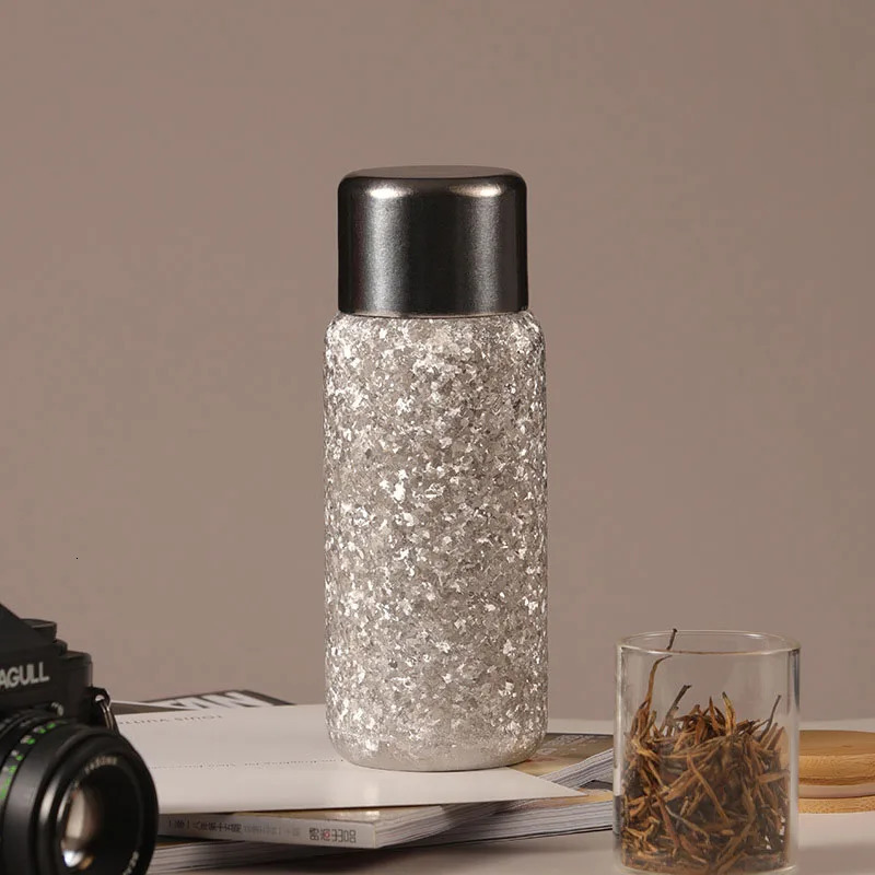 450/600ml cup with bouncing lid used for station wagons double-layer pure vacuum Flasks beverage portable water bottle 241113 W260226