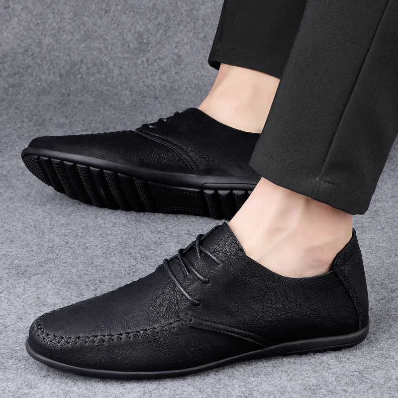 Mens Dress Shoes Oxfords Casual Lightweight Flat Shoes For Wedding Business PartyXJ250118