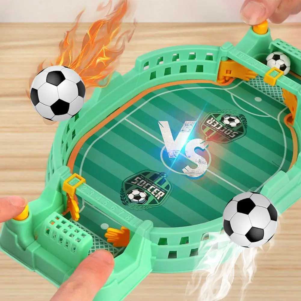 Mini football table games fun interactive football game toys reusable competitive football toys children adults family parties W241114