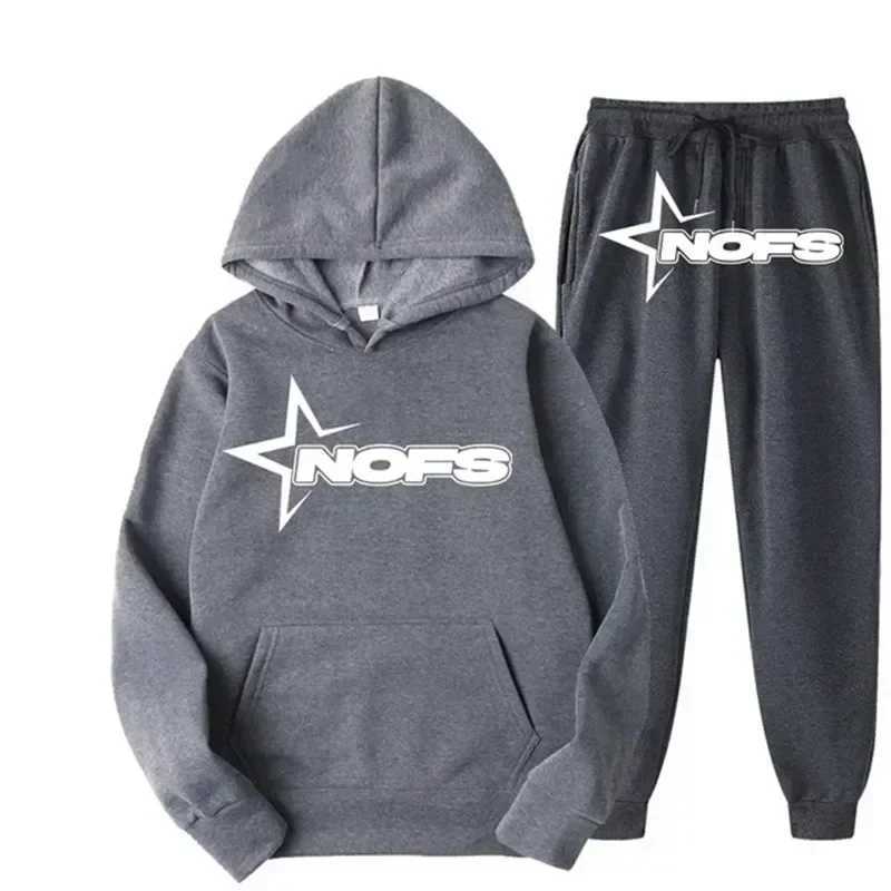 2024 men and women of the same fashion trend hoodie casual two-piece suit jacket pants fashion brand printing size S-3XL X2503121