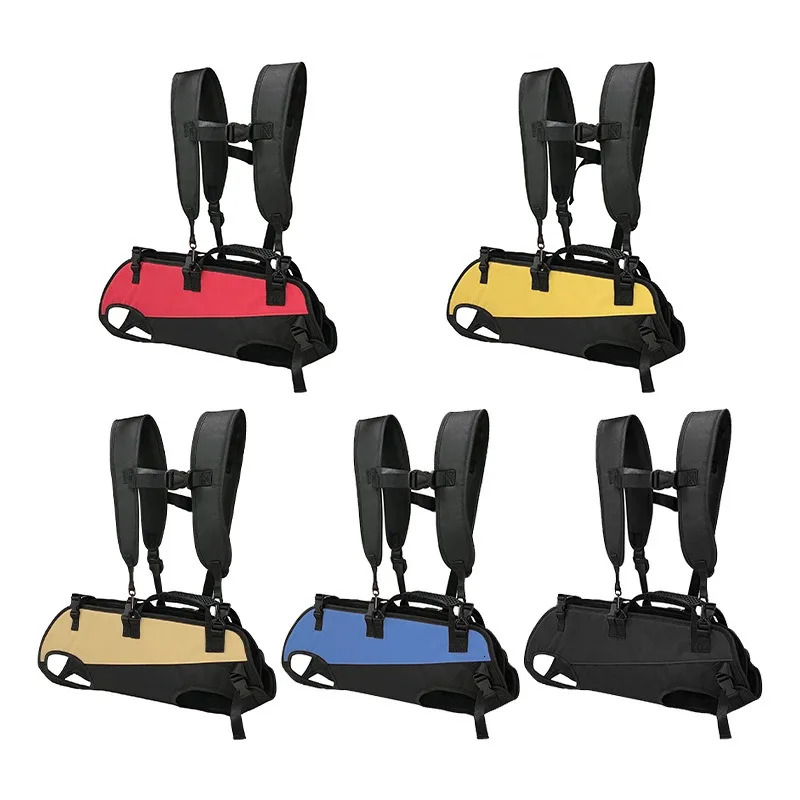 Pet Go Out To Cross-Hold Multi-Functional Convenience, Outdoor Breathable Four-Legged Backpack, Riding Pet Bag