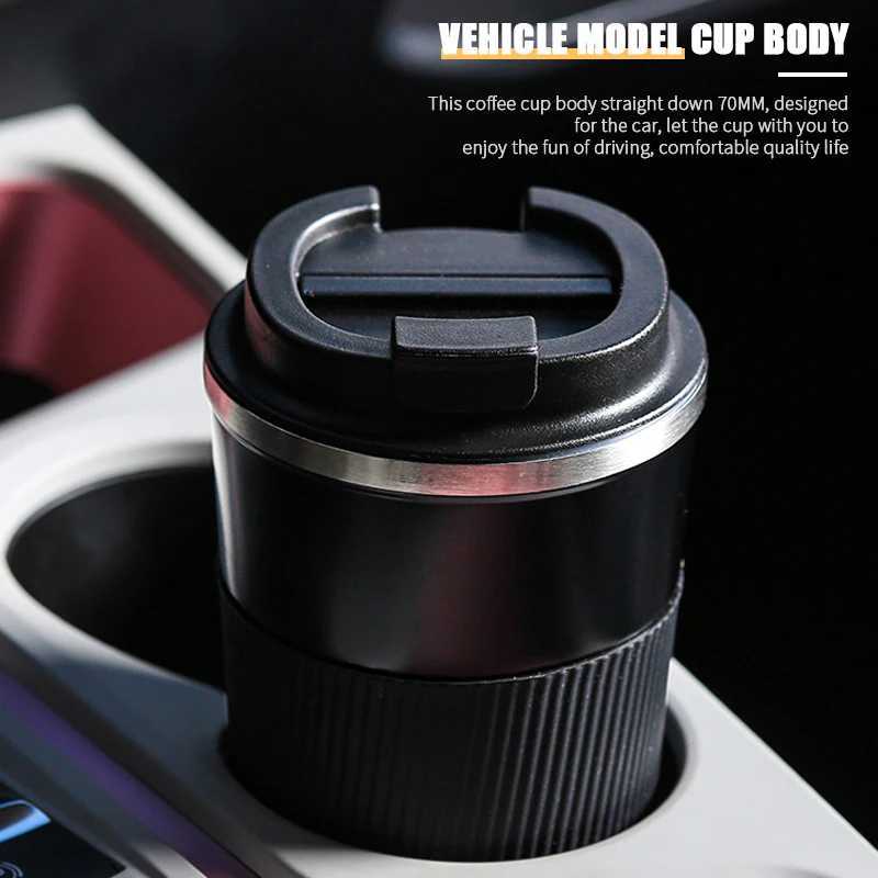 510ML travel coffee g stainless steel hot g leak proof car vacuum valve Y241114