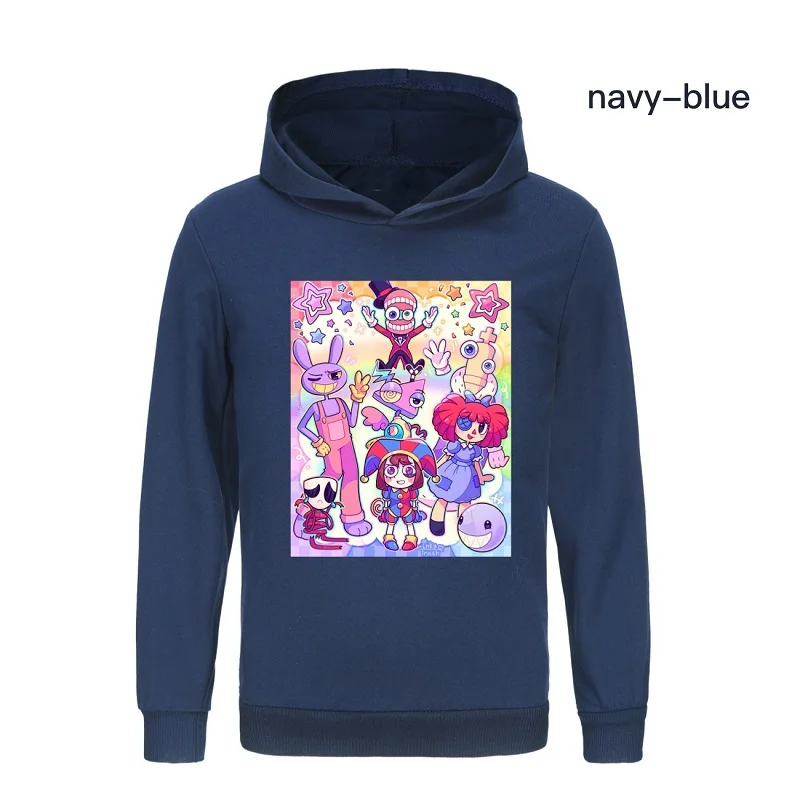 The Amazing Digital Circus Jax 2-16 years Printed Hoodies Sweatshirts Kawaii Harajuku Long Sleeve Pullovers Streetwear Tops for