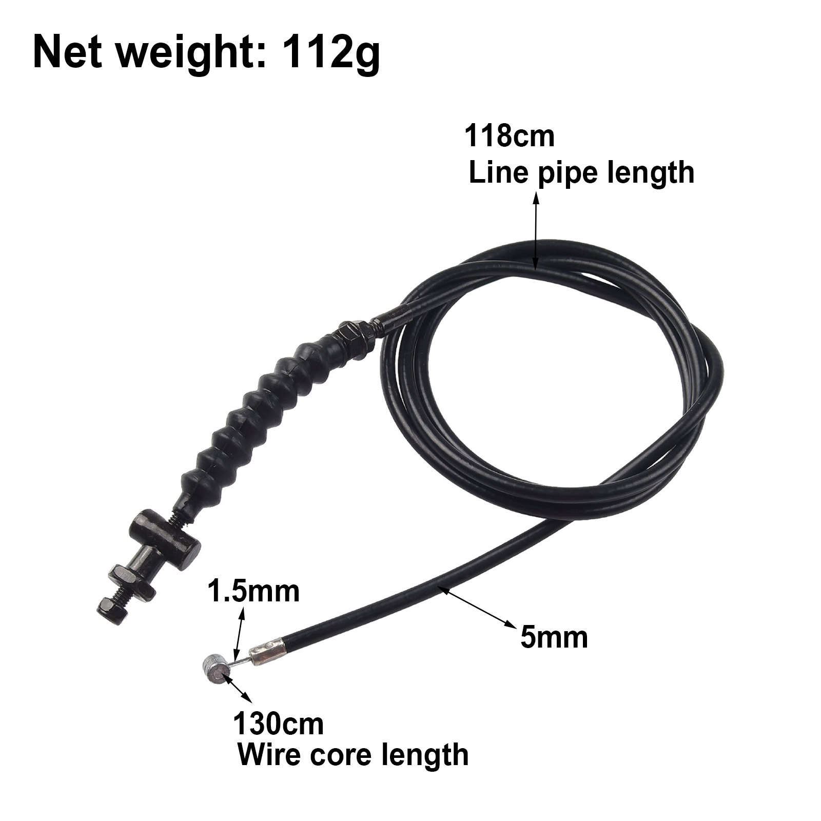Brake Line Set For-NINEBOT MAX G30 Electric Scooter Front Wheel Brake Cable E-Scooter Drum Brake Brake Cable Parts & Accessories