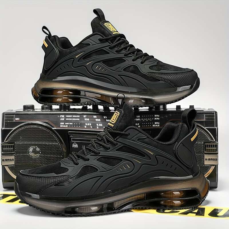 Men'S Casual Athletic Sneakers, Breathable Faux, Non-Slip Rubber Sole, Lace-Up, All-Season, Low Top, Spring/Summer, College Style, Sporty Footwea