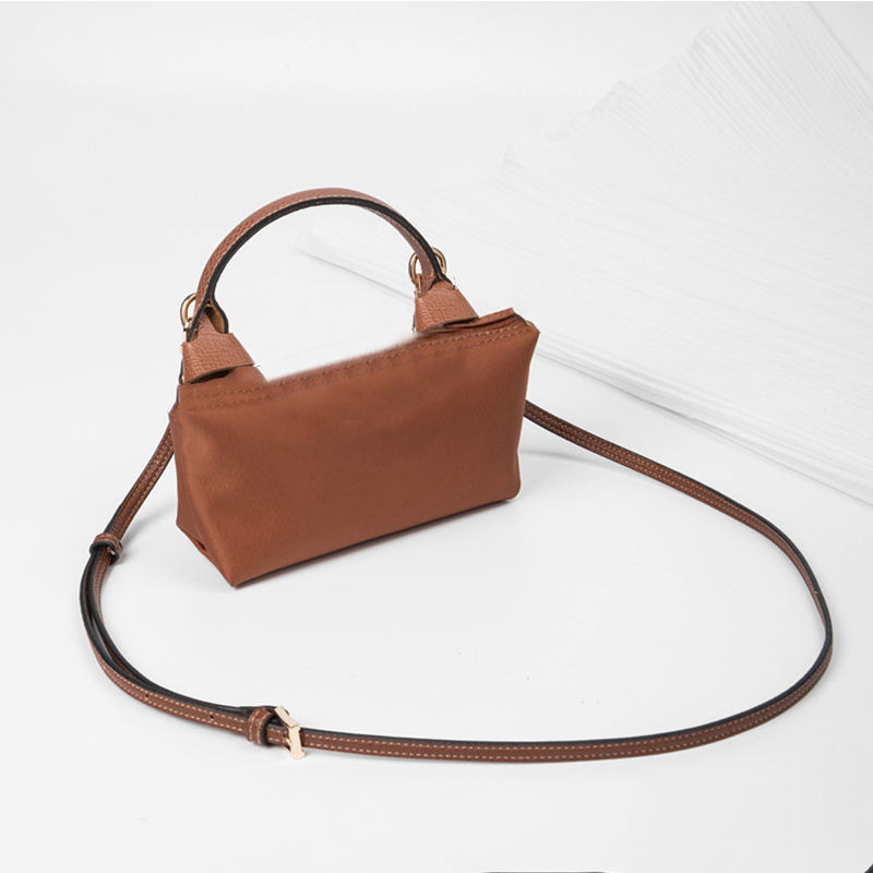Bag Strap For Longchamp Mini Punch-free Genuine Leather Shoulder Strap Set Transformation Crossbody Strap Bag Accessories