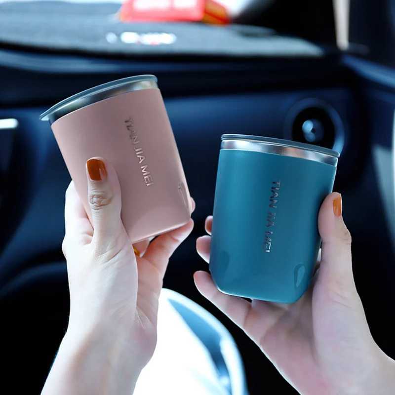 Coffee cup portable closure portable hot cup detachable stainless steel cup accessories cup holder device Y241114