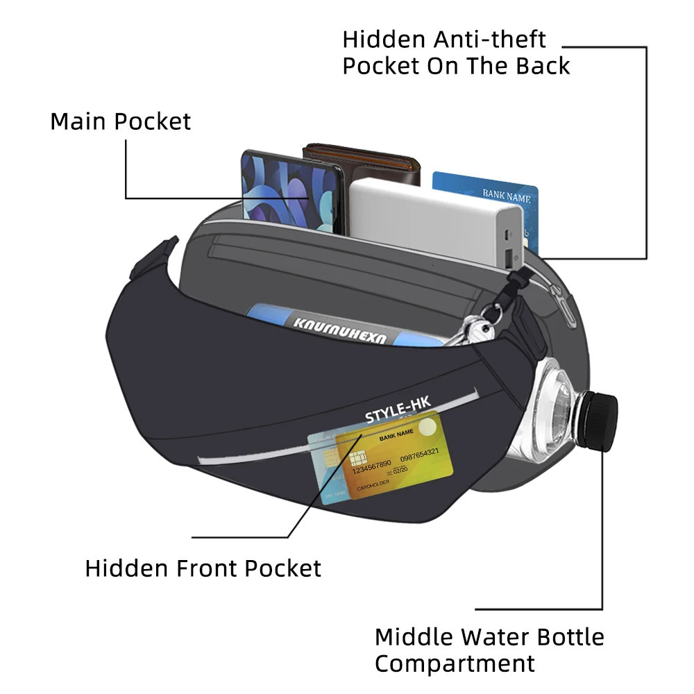 Heroic Knight Waterproof Mens Chest Bags Fashion Crossbody Bag Travel Sports Sling Pack Antitheft Male Shoulde Messenger 241111