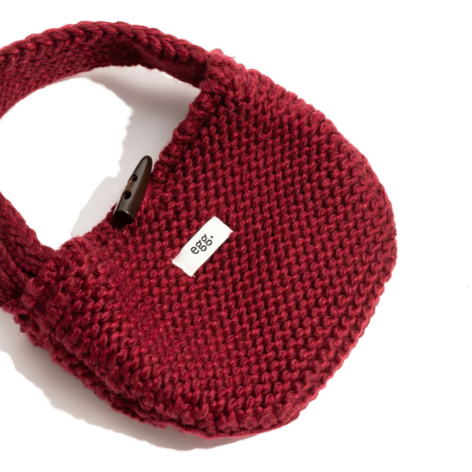 KOKOPEAS Autumn Winter Knitted Small Hobo Handbag Handmade Woven Simple Phone Purse For Womens Stylish Clutch Bag Ladies Pouch 241114