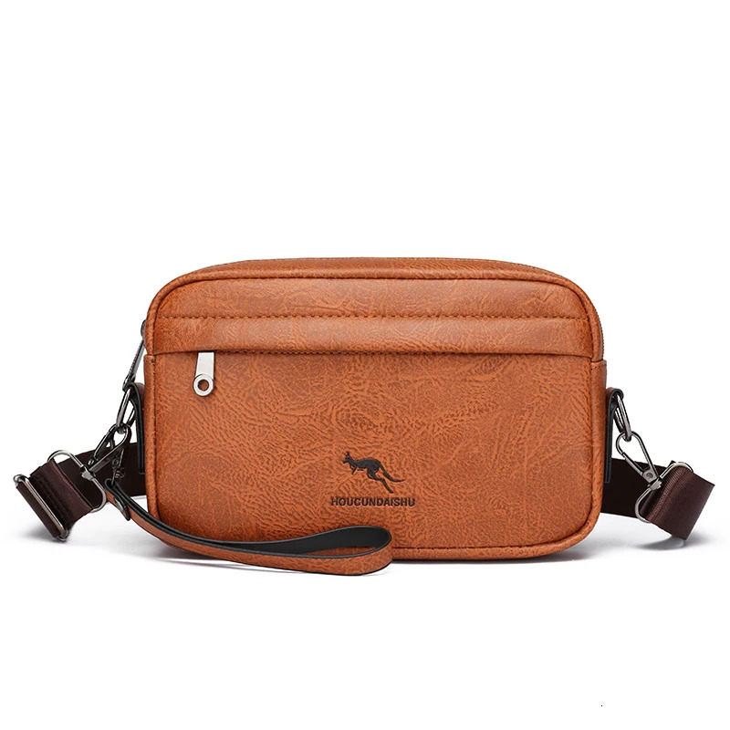 Casual Mens Handbag Shoulder Bag Waterproof Small Mobile Phone Mans Messenger Square Travel Crossbody Bags 241111