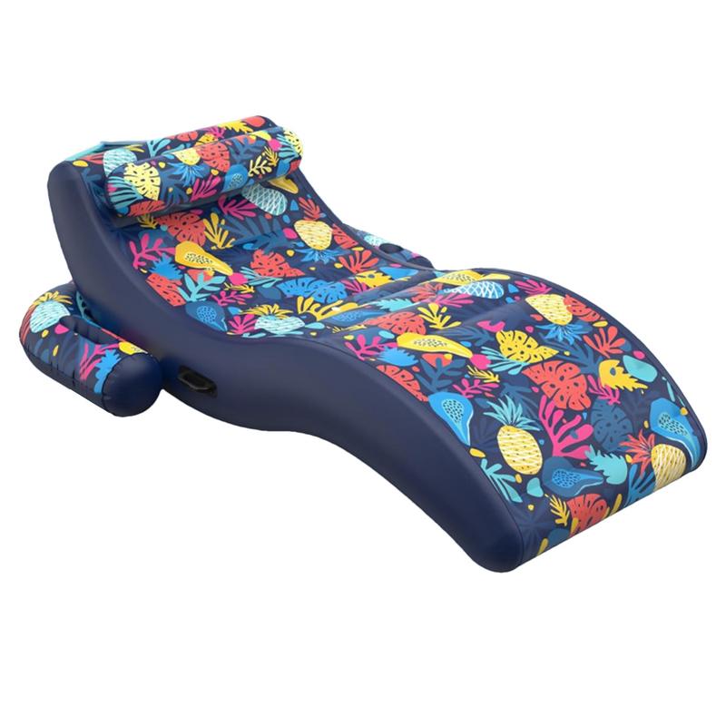 Summer Inflatable Foldable Floating Row Swimming Pool Water Hammock Air Mattresses Bed Beach Water Sports Lounger Chair 1PC