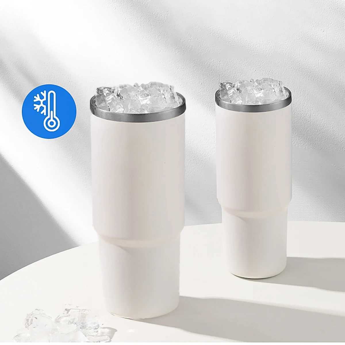 1 piece with handle and straw hat leak proof vacuum cleaner for him outside the car reusable water bottle Y241114