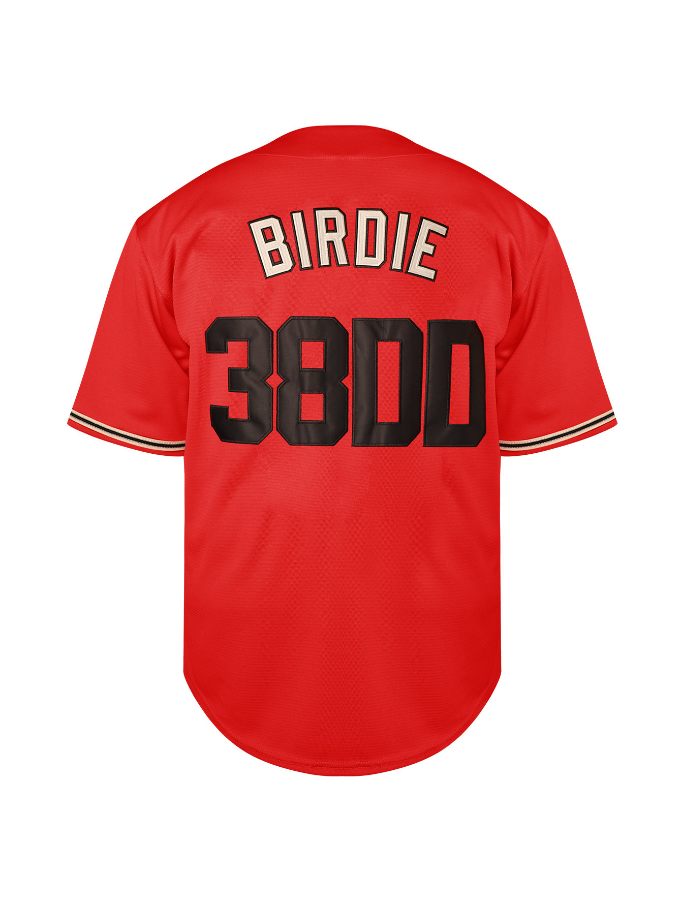 38DD BIRDIE Baseball Jersey Stitched Personalized Name Number comfortable and breathable sports Jersey