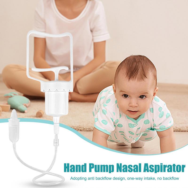 Nasal Aspirator For Baby Nose Sucker With Powerful Hand Pump Soft Silicone Nose Cleaner For Fast And Effective Relief Of Nasal