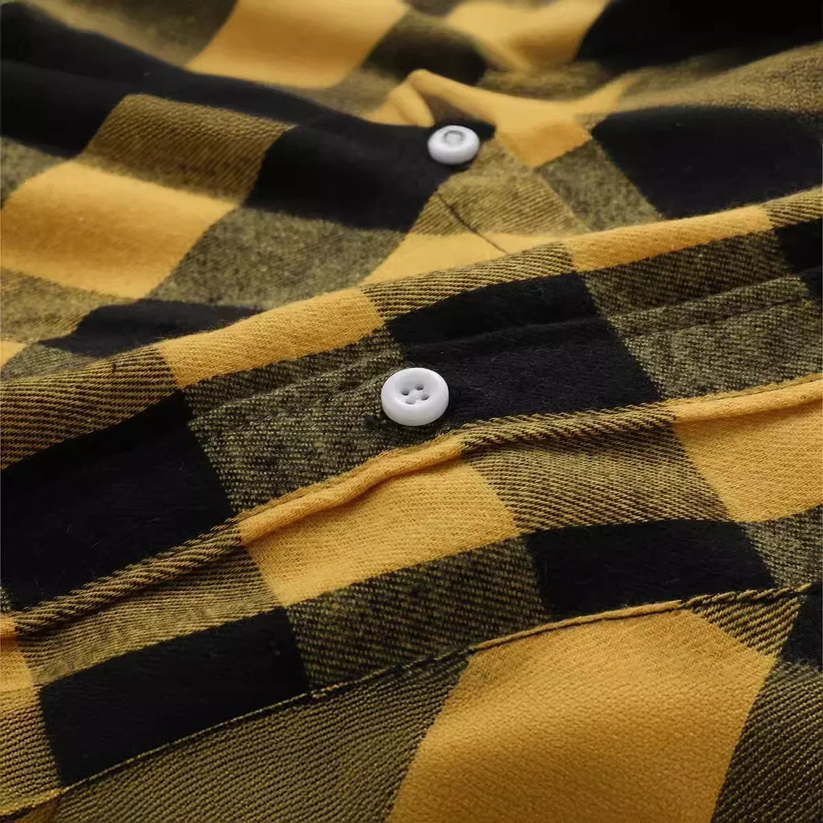 Spring and autumn casual loose mens plain weave shirt long sleeved single chest hoodie flannel cardigan mens jacket top 241113