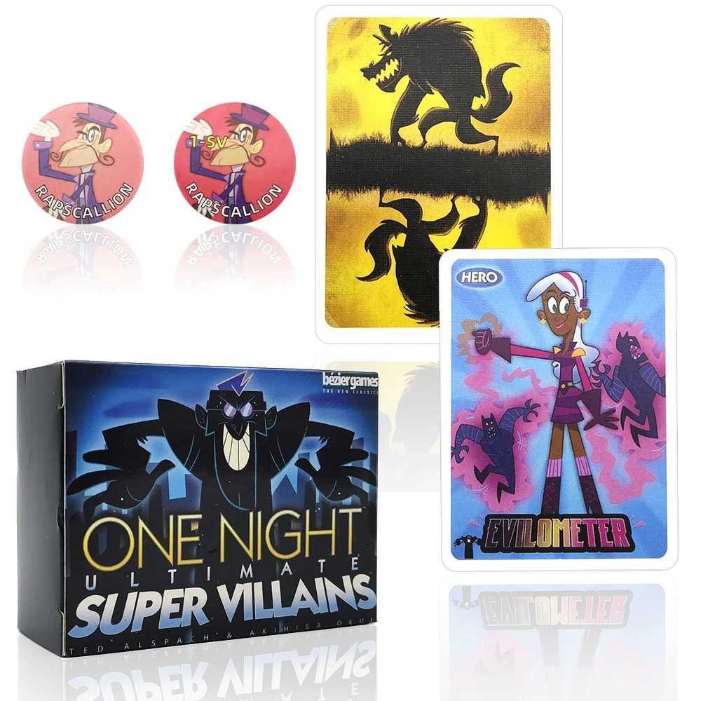 2023 Board Game One Night Ultimate Werewolf DAWn Vampire Alien Super Valian Bonus Character ParTY Family W241114